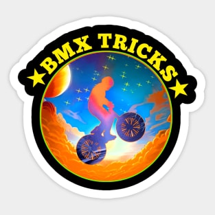 Adventure with BMX. Sticker